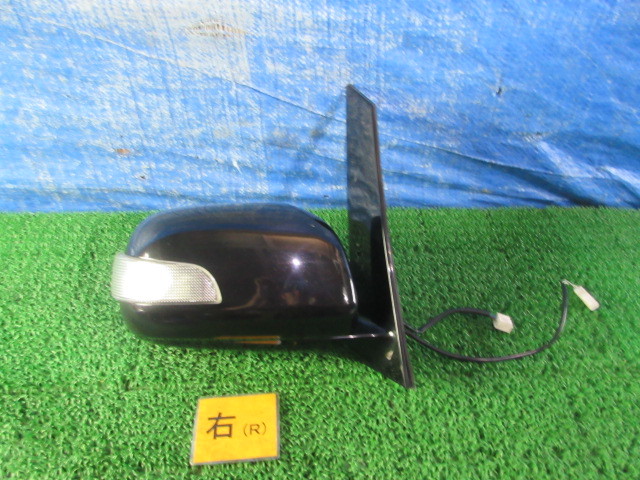 207-M0705★ トヨタ 純正 ANH10W アルファード 209 黒 右 ドアミラー サイドミラー 5+2P ウインカー点灯OK ANH15W MNH10W MNH15W 