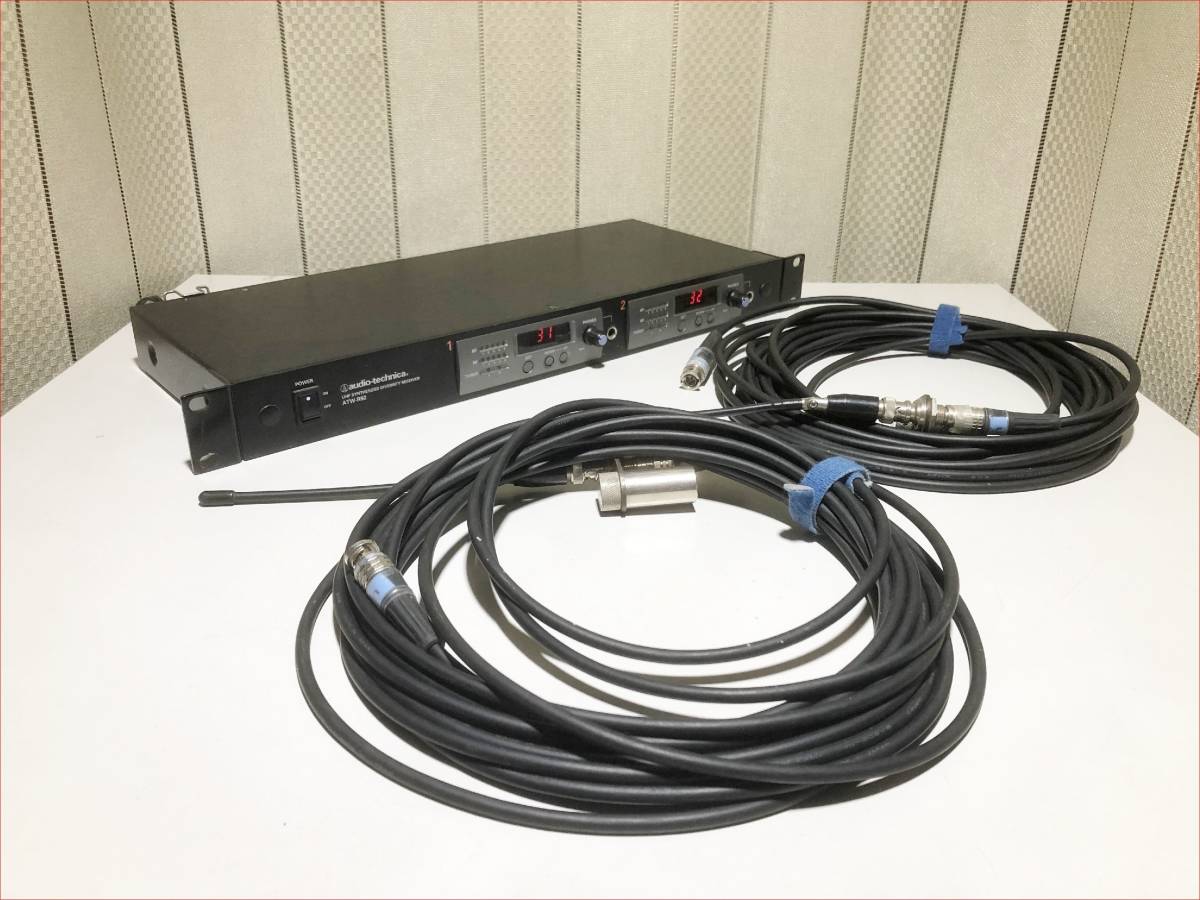 audio-technica ATW-R92 正常動作品 同軸ケーブル(CANARE製