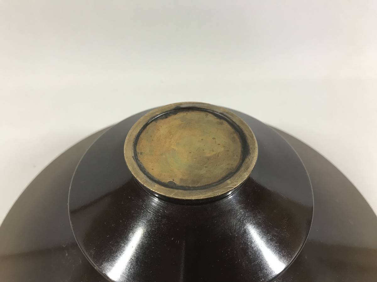 池坊 いけばな 花器 花瓶 銅器 生け花 唐銅 生花 銅花器 立花瓶 耳付き