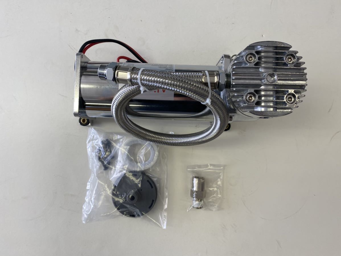 コンプレッサー エアサス シルバー 公式 480Cタイプ 高品質 黒