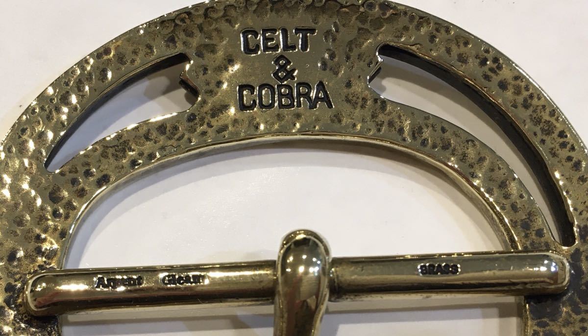 売り切り】CELT&COBRA ケルト&コブラ コブラバックル ブラス真鍮 