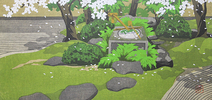 新作入荷，新作 井堂雅夫 春陽 木版画 直筆サイン エディション有り(石版画、リトグラフ)｜売買されたオークション情報、yahooの商品情報をアーカイブ公開 - オークファン 石版画、リトグラフ