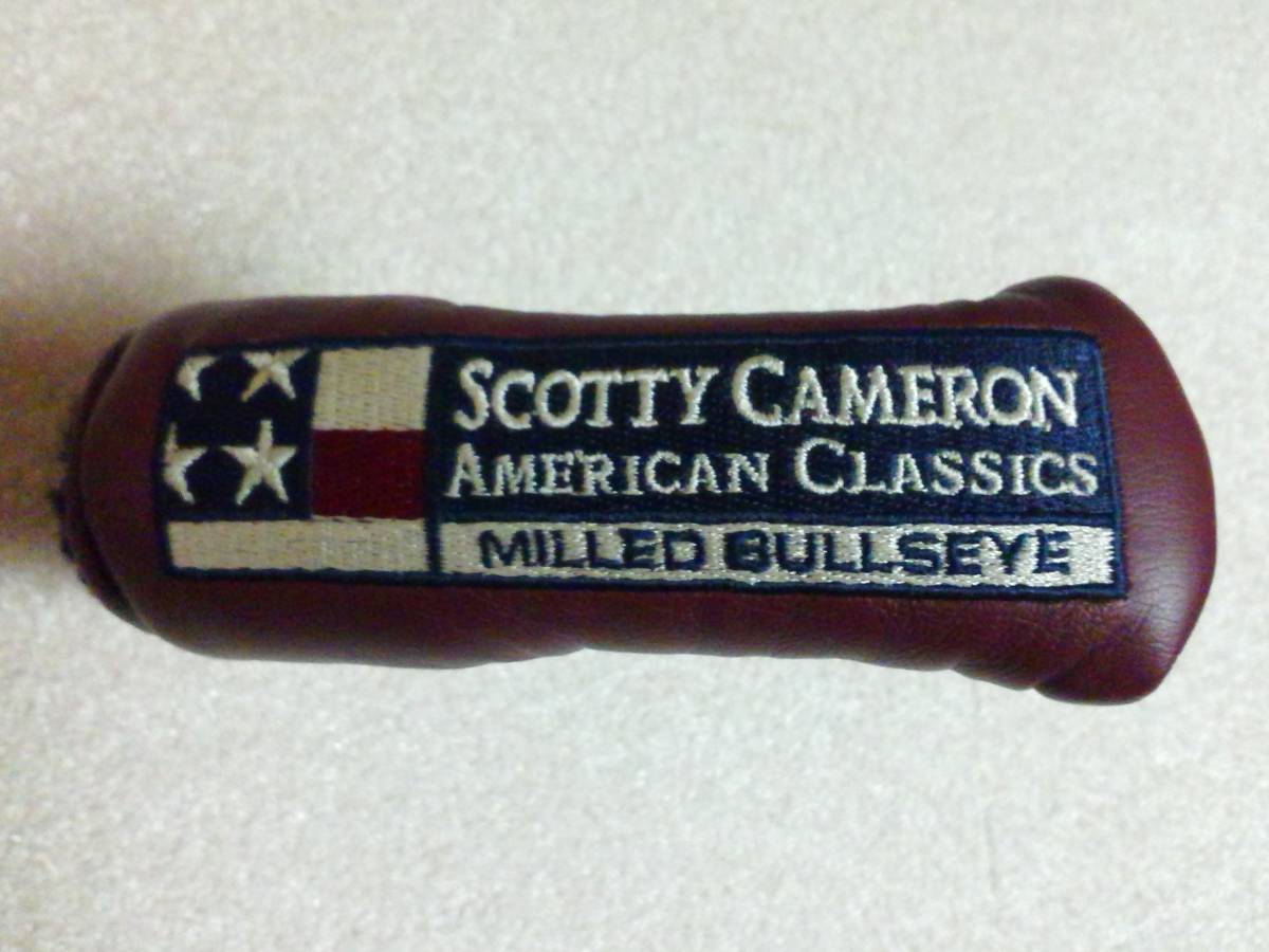定番，2026 スコッティキャメロン SCOTTY CAMERON ブルズアイ アメリカンクラシックス BULLS EYE AMERICAN CLASSICS 純正 ヘッドカバー パター用(パター用)｜売買されたオークション情報、yahooの商品情報をアーカイ ヘッドカバー