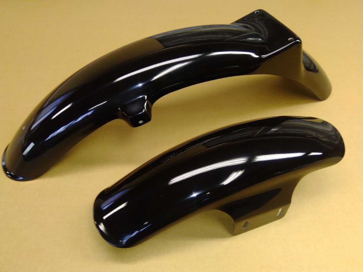 激安直販店 ○新品セット○250TR○フロントショート&リア フェンダー 黒