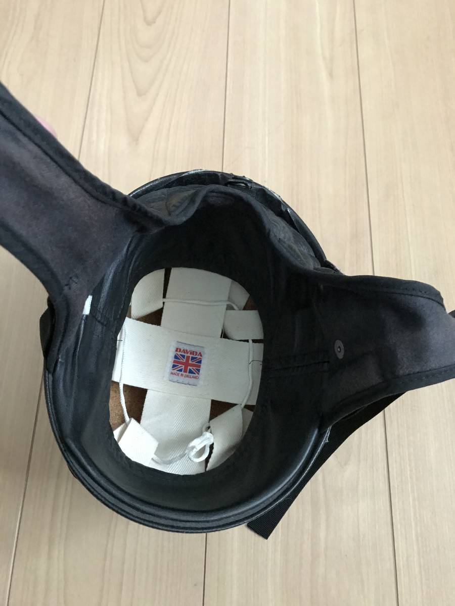 ダビダ DAVIDA ヘルメット 英国 イギリス製 サイズS 中古 黒色