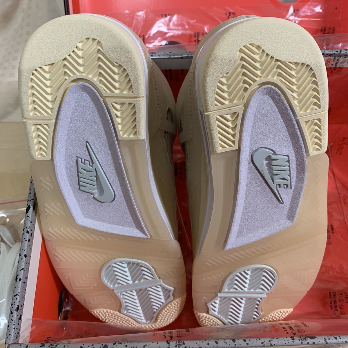 1円 新品 即発送 国内正規 SNKRS購入 NIKE AIR JORDAN 4 Retro Sail 
