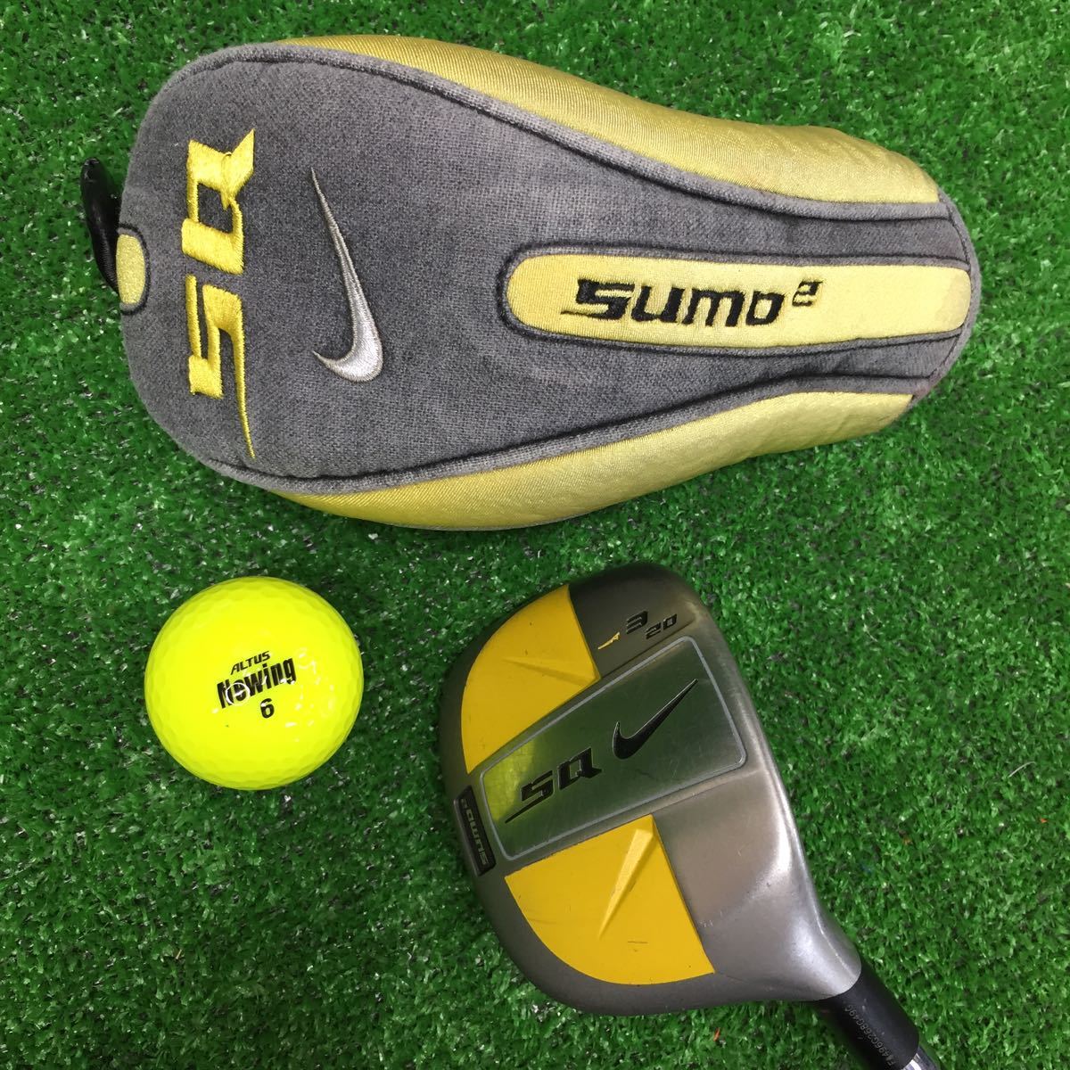 本物保証，限定SALE UT-231 ナイキ NIKE SQ SUMO2 ユーティリティ #3 20&deg; h Diamanaシャフト フレックスR ヘッドカバー付き(ナイキ)｜売買されたオークション情報、yahooの商品情報をアーカイブ公開 - オークファン 男性右きき用