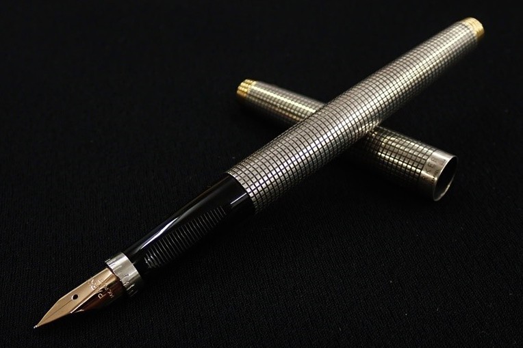 △筆記具192 PARKER75 STERLING SILVER パーカー スターリングシルバー