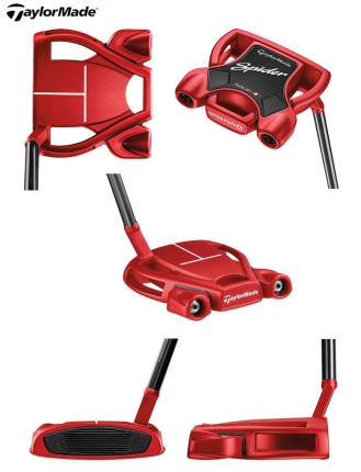 新品，SALE /日本未発売 スパイダー ツアー スモールスラントネック Tサイトライン パター レッド Spider テーラーメイド 34インチ USモデル(テーラーメイド)｜売買されたオークション情報、yahooの商品情 男性右きき用