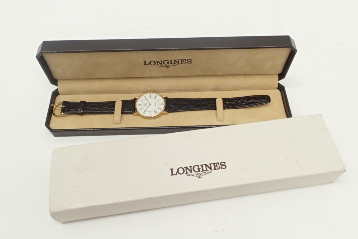 LONGINES ロンジン Presence プレザンスクォーツ メンズ 箱付き 