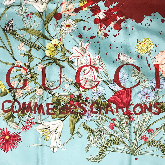激レア1985年COMME des GARCONS 風景プリント絹スカーフ 激レア1985年COMME des GARÇONS 風景プリント絹スカーフ | ヤマダ