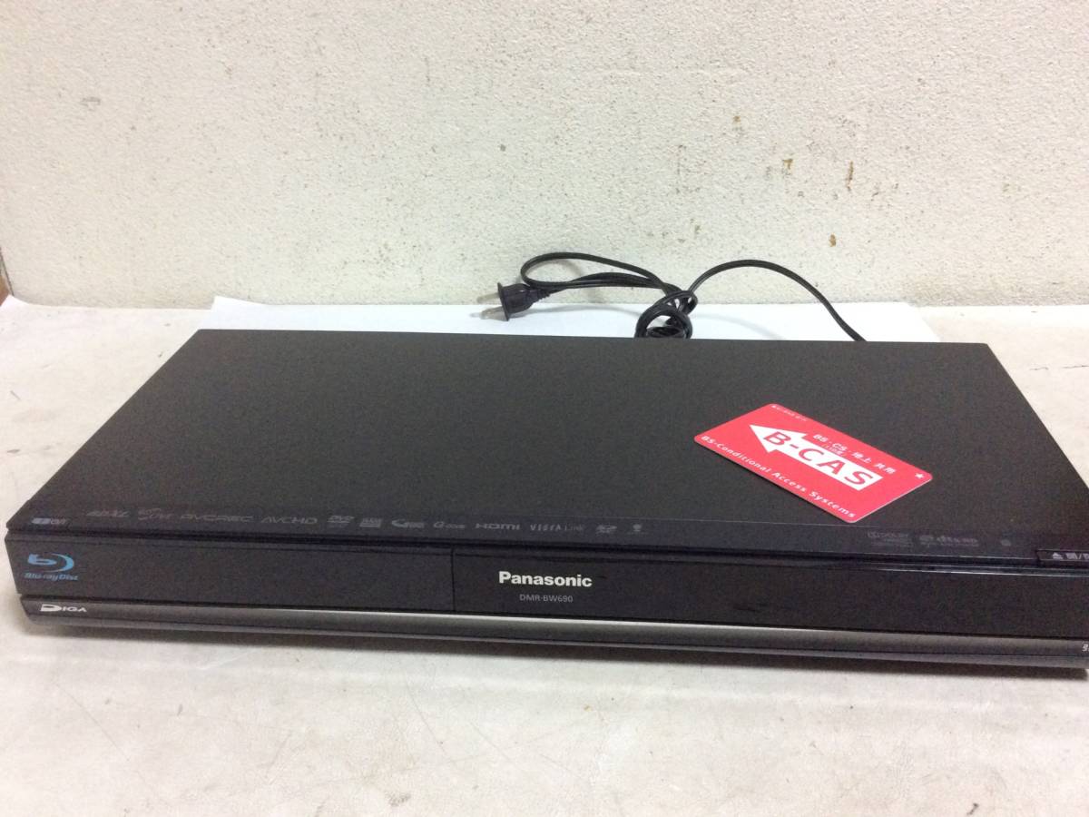動作確認済 Panasonicブルーレイレコーダー DMR-BW690 動作確認済