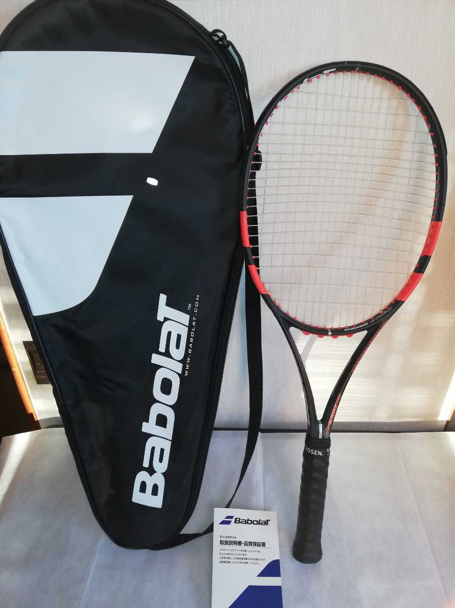  硬式用テニスラケット Babolat バボラ PURE STRIKE 18&times;20 ピュアストライク(バボラ)｜売買されたオークション情報、yahooの商品情報をアーカイブ公開 - オークファン バボラ