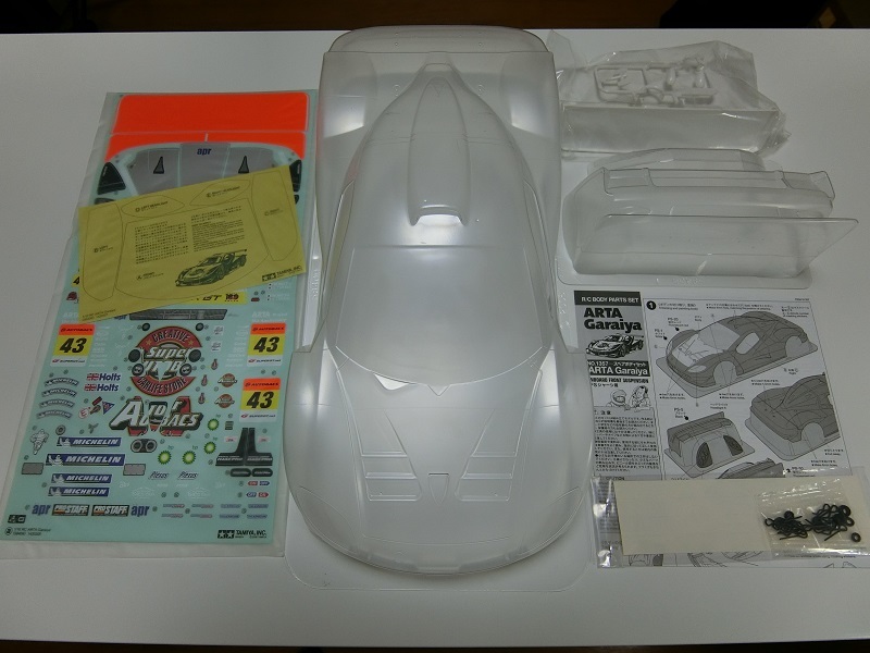 ☆新品☆ タミヤ 1/10 RC ARTAガライヤ スペアボディセット