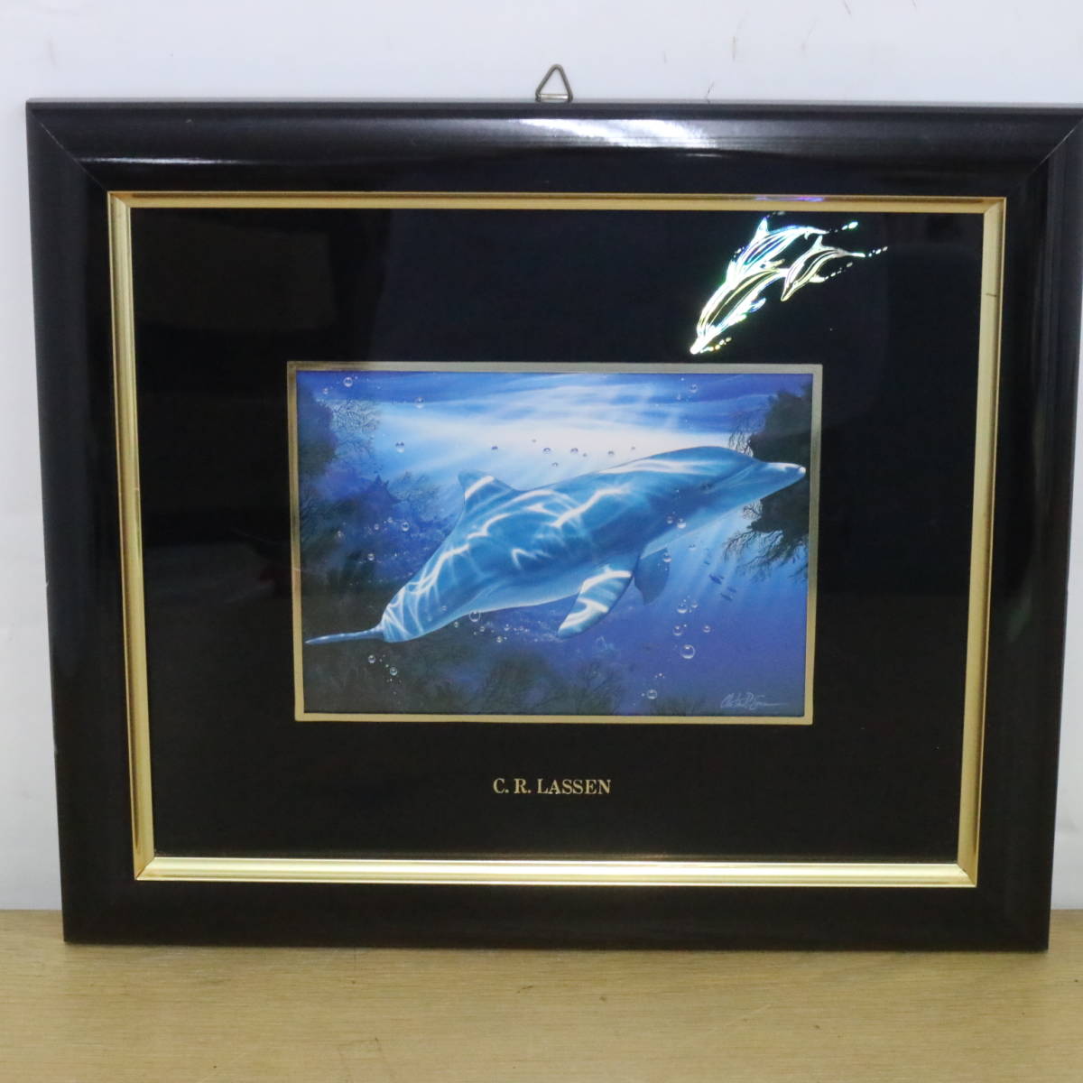 あ＝H0184ax Art Creative Spirit C.R.LASSEN ラッセン ドルフィン