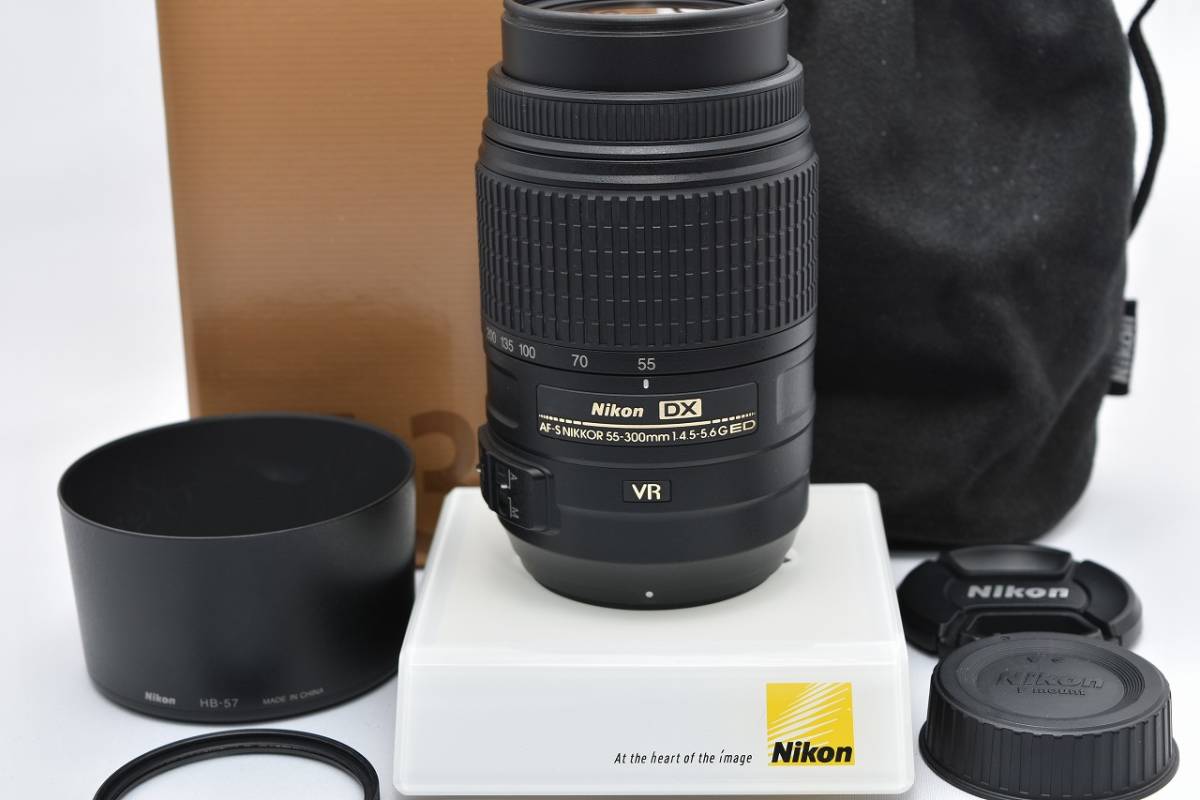 SALE，人気セール 良品 Nikon ニコン AF-S DX NIKKOR 55-300mm F4.5-5.6G ED VR 元箱付(ニコン)｜売買されたオークション情報、yahooの商品情報をアーカイブ公開 - オークファン ニコン