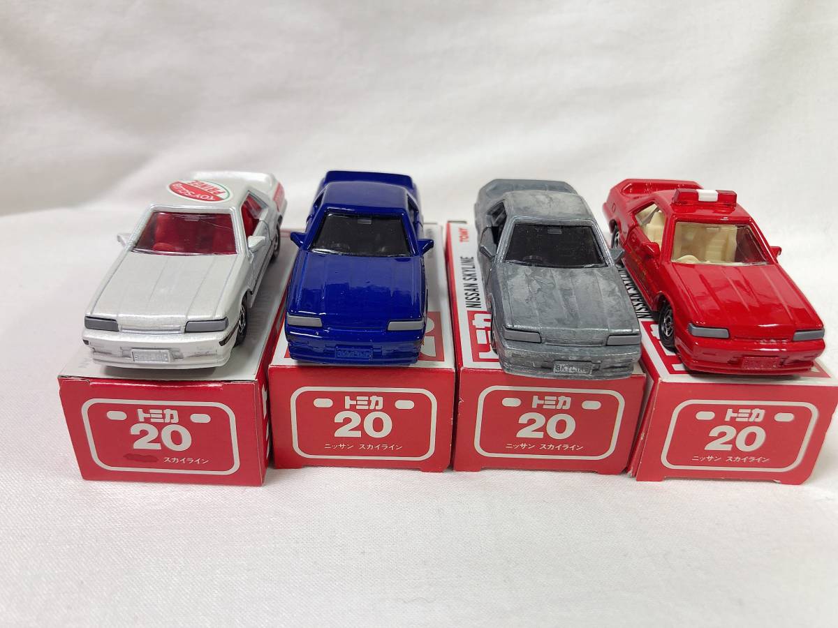 トミカ 赤箱 20 ニッサン スカイライン 無塗装・消防庁・TOYs CLUB