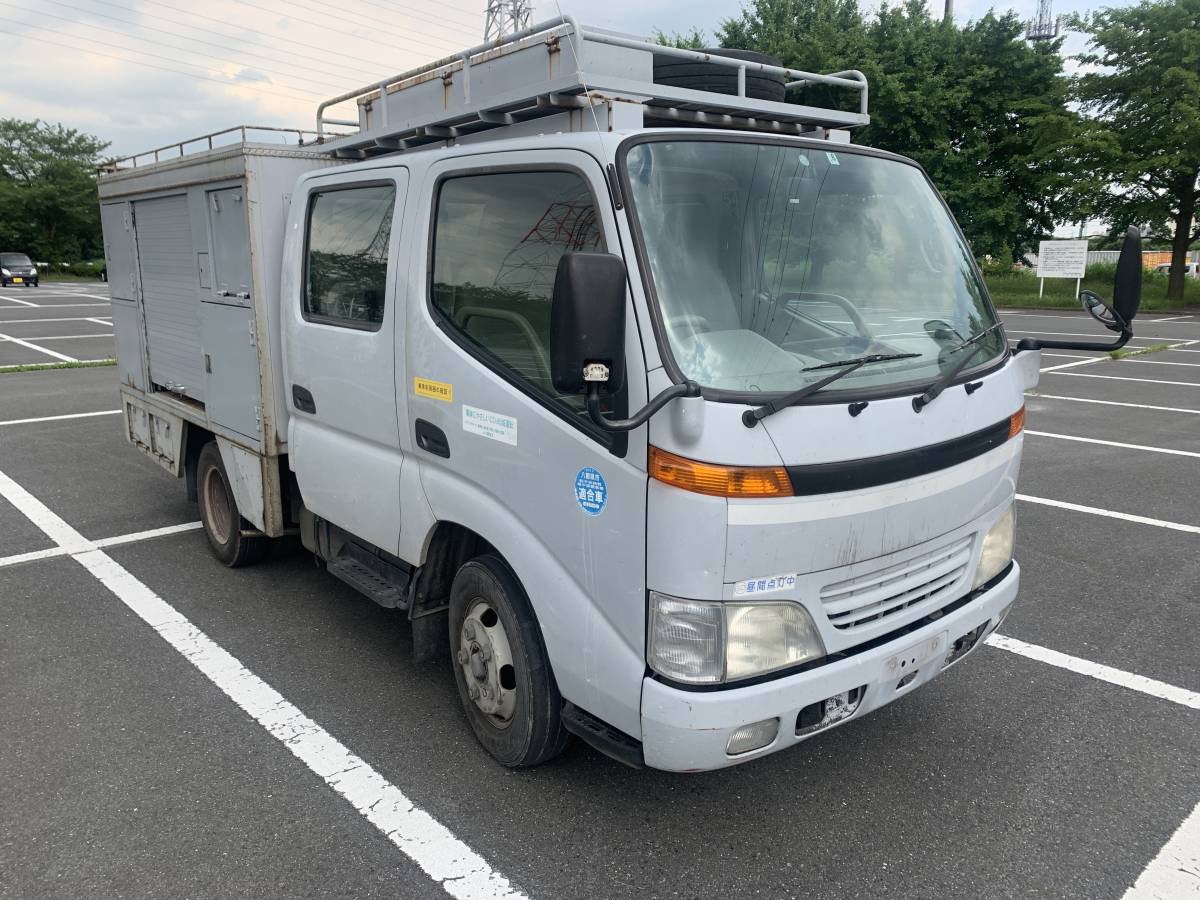 デュトロ 日野 Wキャブ ダブルキャブ 車検付4WDWキャブ 仕上げ済 の 