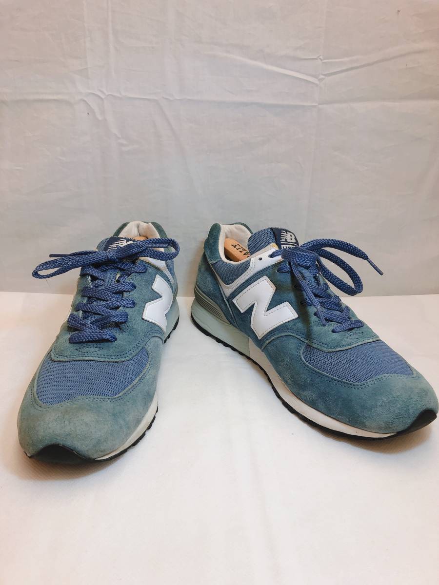 new balance ニュー バランス US576 mede in usa C-CAP US576ND3 27.5cm スニーカー スウェード ブルー系