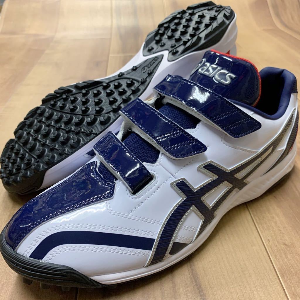 【送料無料，大人気】 asics 野球用トレーニングシューズ ネオリバイブ TR 2 ホワイト&times;ネイビー 27.5cm(トレーニングシューズ)｜売買されたオークション情報、yahooの商品情報をアーカイブ公開 - オークファン 大人用
