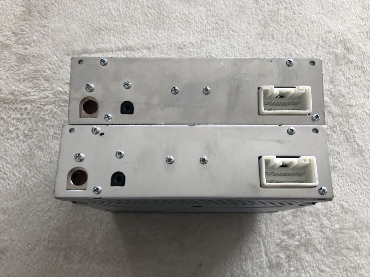 新車外し】2個セット 日野 HINO 純正 オーディオ USB AUX AM/FM ラジオ