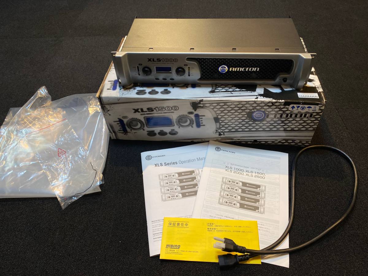 AMCRON Crown XLS1000 アンプ AMCRON Crown XLS1000 アンプ D68681547