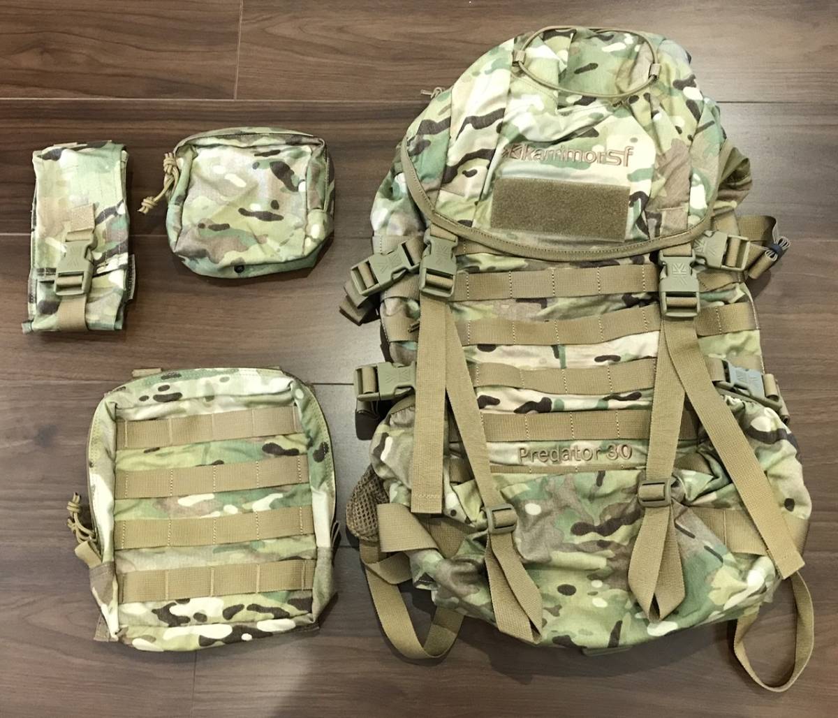 限定セール，定番 カリマー sf プレデター 30 マルチカム QRモジュラーポーチ3種付きセット karrimor sf predator 30 multicam Utility pouch(カリマー)｜売買されたオークション情報、yahooの商品情報をアーカイブ公開 - オー カリマー