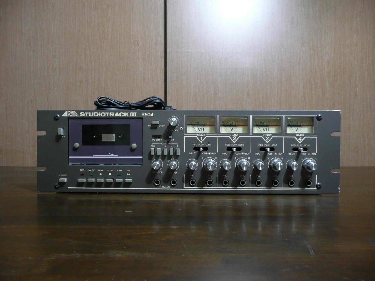 ARIA R504 STUDIOTRACK III 4trカセットMTR ARIA R504 STUDIOTRACK IIII III 4trカセットMTR Aria Yahoo