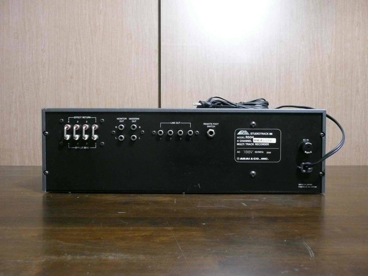 ARIA R504 STUDIOTRACK IIII III 4trカセットMTR Aria Yahoo