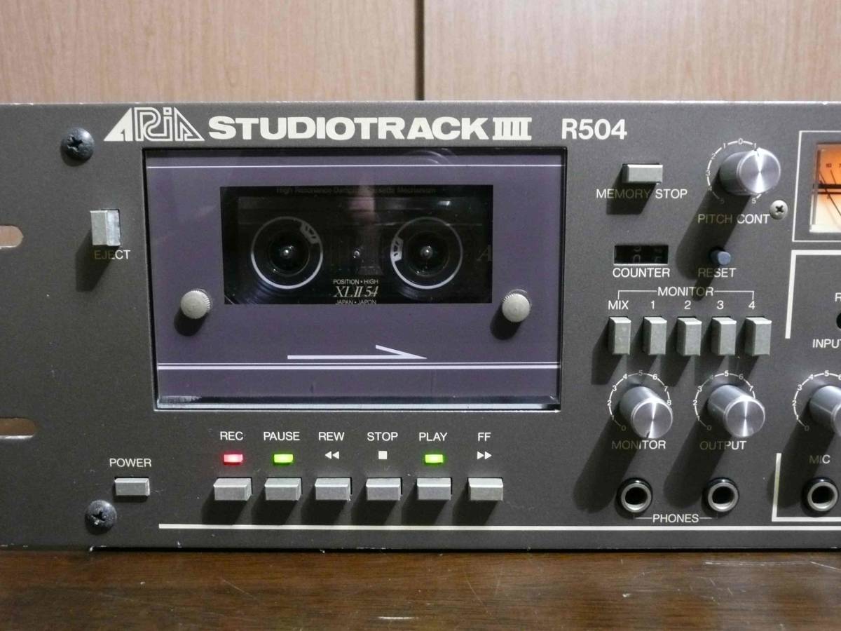 ARIA R504 STUDIOTRACK IIII III 4trカセットMTR Aria Yahoo