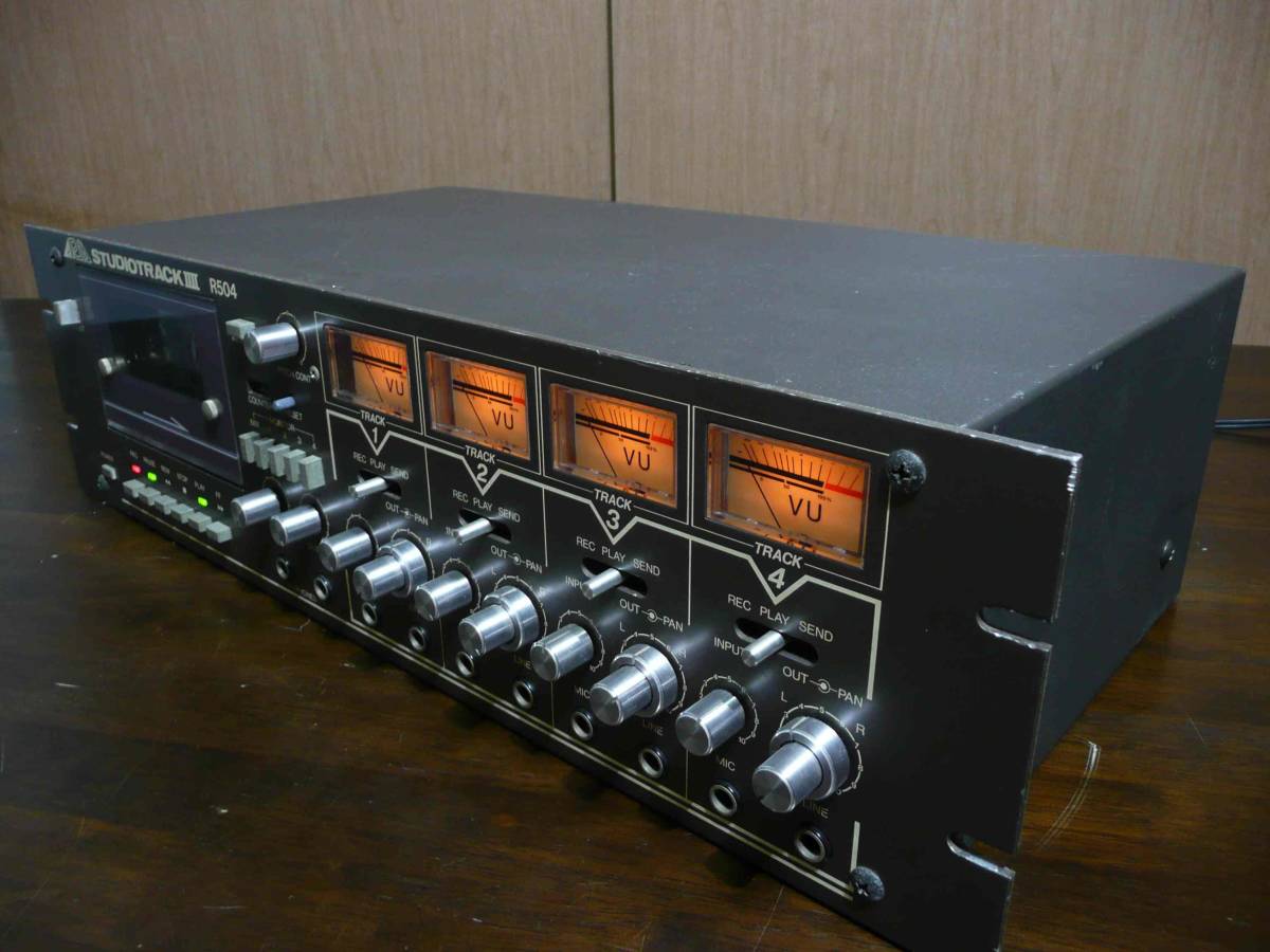 ARIA R504 STUDIOTRACK IIII III 4trカセットMTR Aria Yahoo