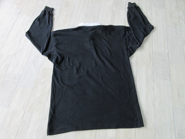 100%新品，得価 『 送料無料！』 ★ 90'sビンテージ ♪ ♪ 《ニュージーランド製！》【カンタベリー】 ブラック ♪ ♪ 長袖ラガーシャツ ジャージ・40