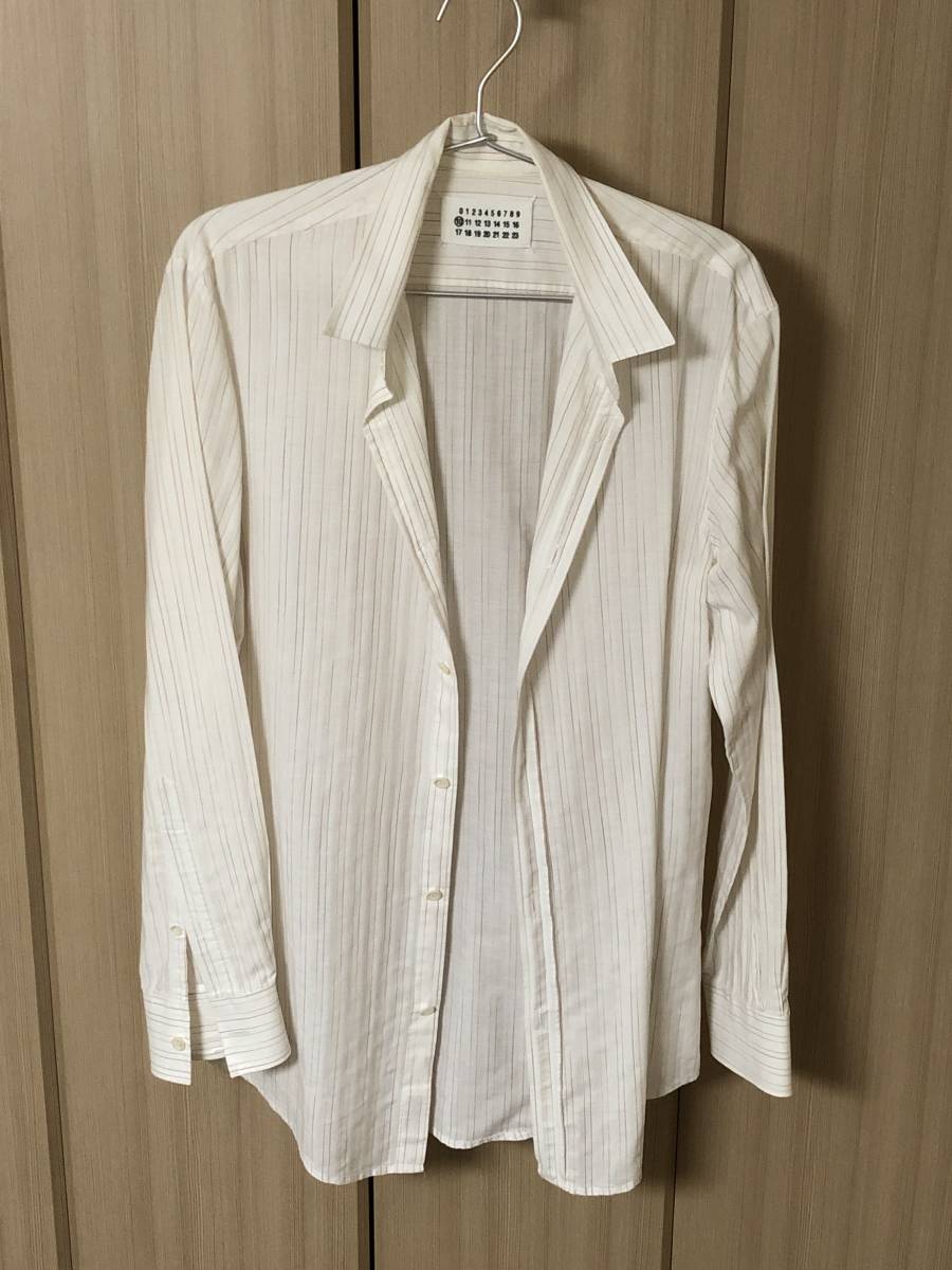 Martin Maison ストライプシャツ Margiela10⁄マルタンマルジェラ10