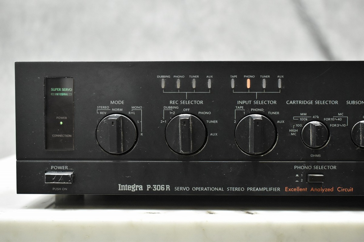 ONKYO/オンキョー プリアンプ Integra P-306【ジャンク品】 ONKYO
