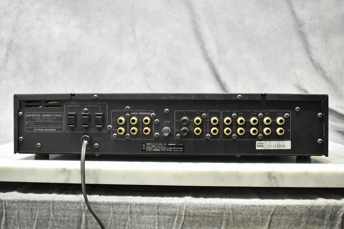 ONKYO/オンキョー プリアンプ Integra P-306【ジャンク品】 ONKYO