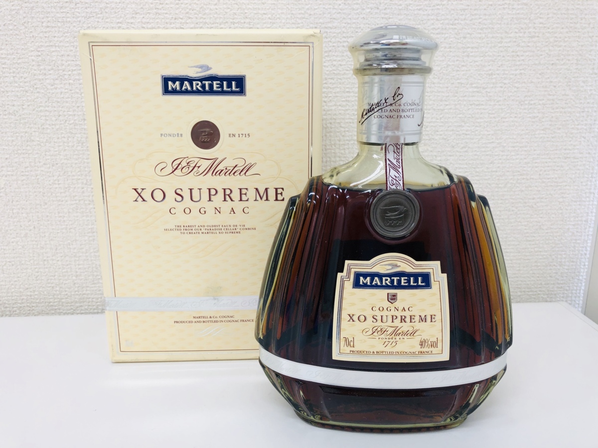 新作，限定セール MARTELL XO SUPREME マーテル XO スプリーム 700ml 箱付 未開栓 古酒 洋酒 ブランデー(マーテル)｜売買されたオークション情報、yahooの商品情報をアーカイブ公開 - オークファン コニャック