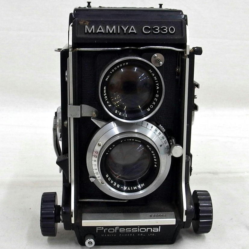 1円【ジャンク】 MAMIYA マミヤ 2眼レフカメラ レンズ2個付き C330