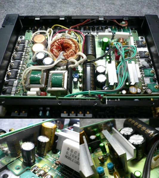 ALPINE アルパイン 3539 2ch パワーアンプ 部品交換済み