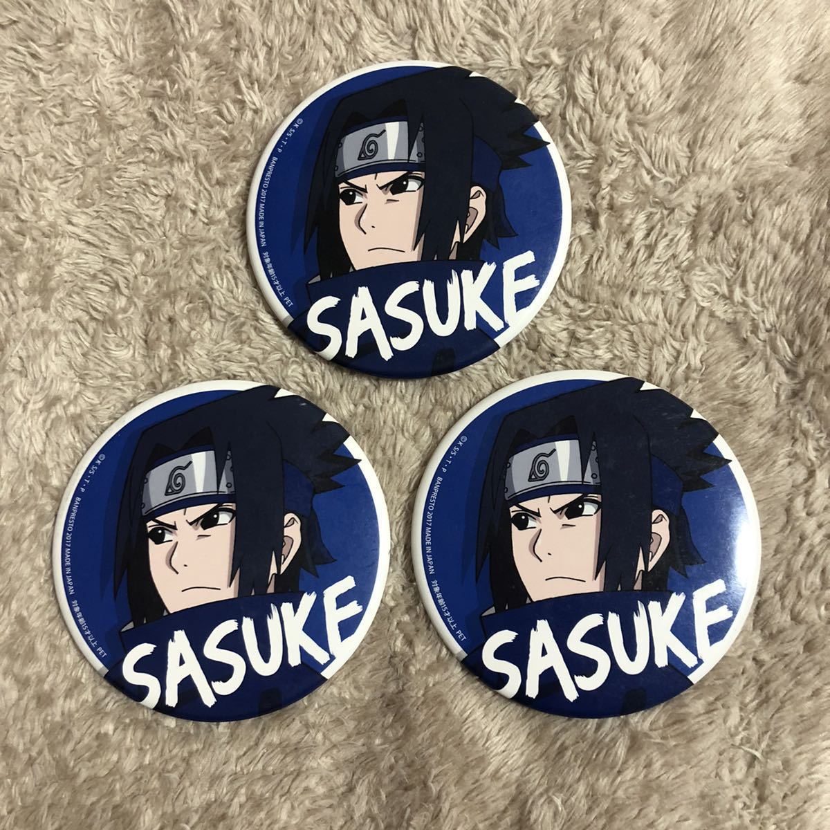 うちはサスケ NARUTO BORUTO 缶バッジ プライズ GENERATIONS NEXT 缶