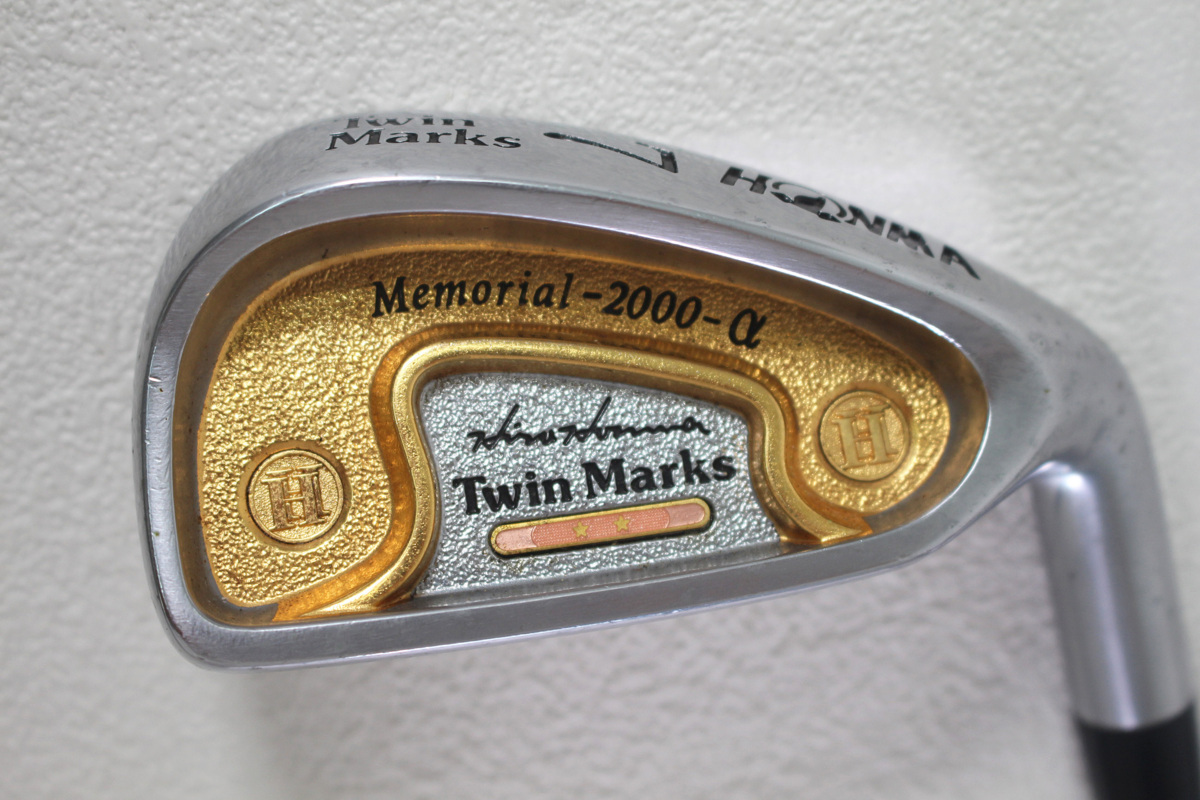 驚きの破格値，新品 現状品 HONMA ホンマ Twin Marks Memorial 2000-&alpha; ツインマークス メモリアル 星２ アイアンセット ＃３ 11，ＳＷ 2820679(ホンマ)｜売買されたオークション情報、yahooの商品情報をアーカイブ公開 - 男性右きき用