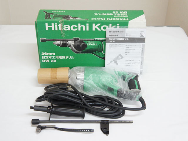 8012【日立 木工用電気ドリル 36mm DW30 Hitachi koki】未使用品