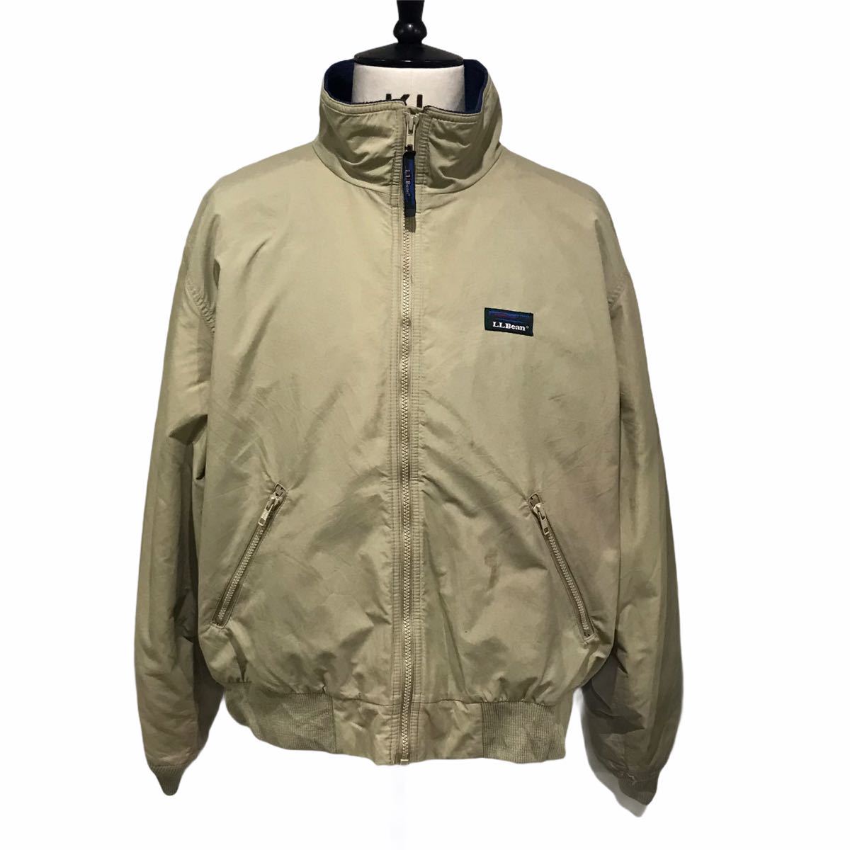 【品質保証，新品】 ②80's LLBean Warm-up jacket USA製 ＸＬベージュ エルエルビーン アメリカ製(男性用)｜売買されたオークション情報、yahooの商品情報をアーカイブ公開 - オークファン 男性用