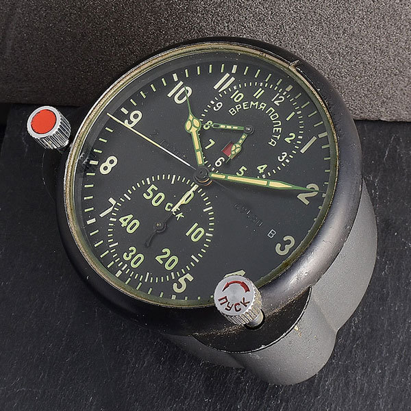 稼働品 旧ソ連 ロシア 軍 手巻き 機械式 航空時計 空軍パネルコックピット MIG ミグ 戦闘機搭載 2CYTOK クロノグラフ 69580 レア /M664(廃品、放出品)｜売買されたオークション情報、yahooの商品情 廃品、放出品