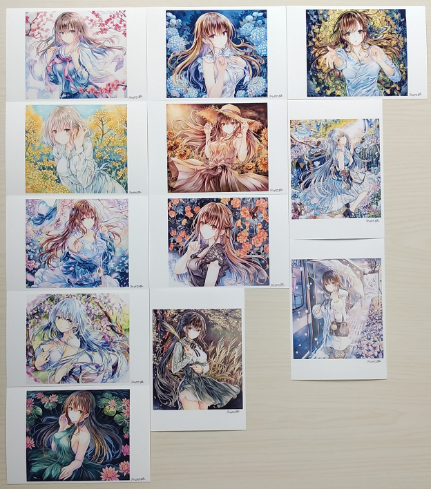 和風月名シリーズ全12枚 オリジナルポストカードセット Moco ハガキ イラスト 手描きイラスト 売買されたオークション情報 Yahooの商品情報をアーカイブ公開 オークファン Aucfan Com