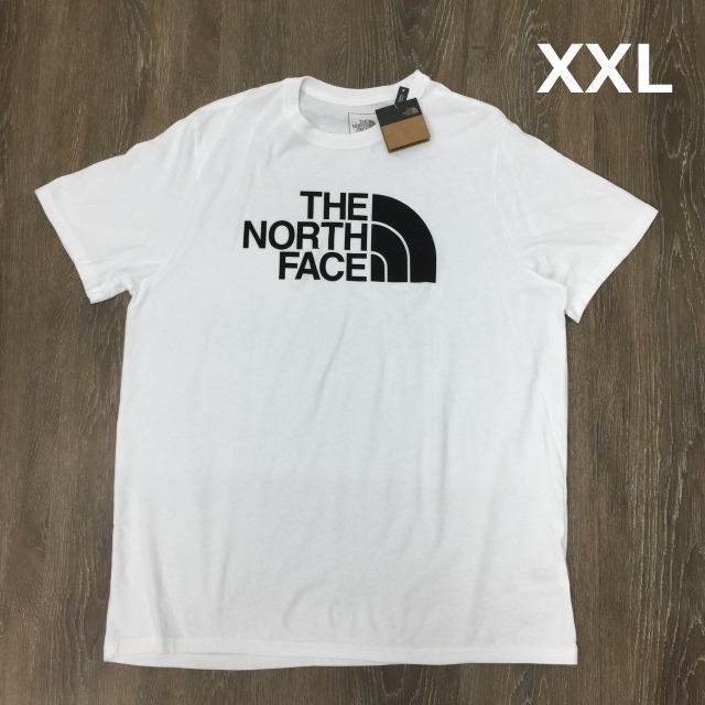 得価，限定セール 1円 売切 正規 THE NORTH FACE SHORT-SLEEVE TEE 半袖 Tシャツ US限定 ハーフドームロゴプリント コットン XXL 白 180902-13(半袖Tシャツ)｜売買されたオークション情報、yahooの商品情報をアーカイブ公開 - 男性用