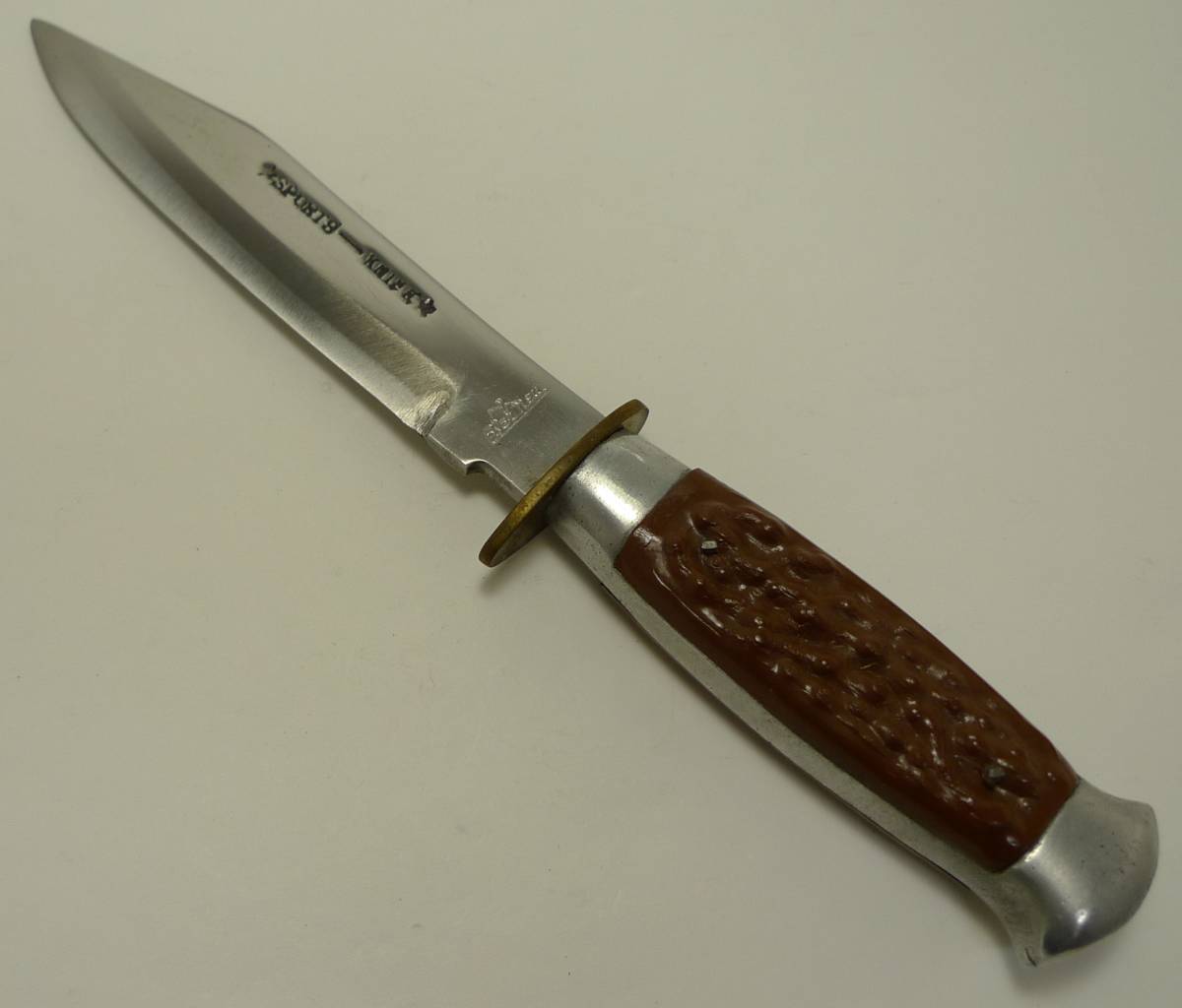 超希少】【美品、革シース付き】中古 エバニュー スポーツナイフ 