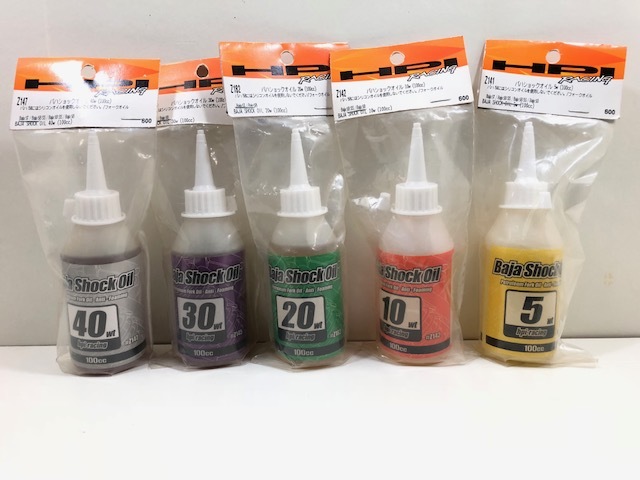 HPI【 バハ 5B 】5種セット ! BAJA 5B ショック オイル / フォークオイル / ダンパー / ダンパーオイル shock oil damper fork /管理STKM