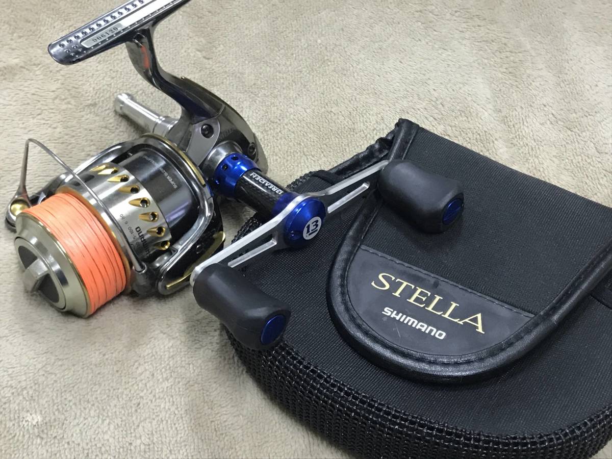 大得価，正規品 SHIMANO 04 STELLA 2500S BREADENカスタムカーボンハンドル YUMEYAスタンド付 ラインおまけ(シマノ)｜売買されたオークション情報、yahooの商品情報をアーカイブ公開 - オークファン シマノ