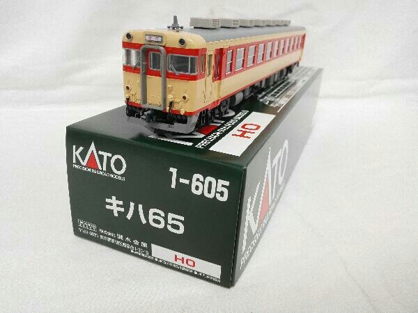 ジャンク 動作未確認 現状品 KATO HOゲージ キハ65 1-605 急行形気動車