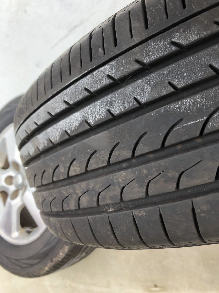トヨタ ウィッシュ 純正 タイヤホイール バリ山 10系 ヨコハマ